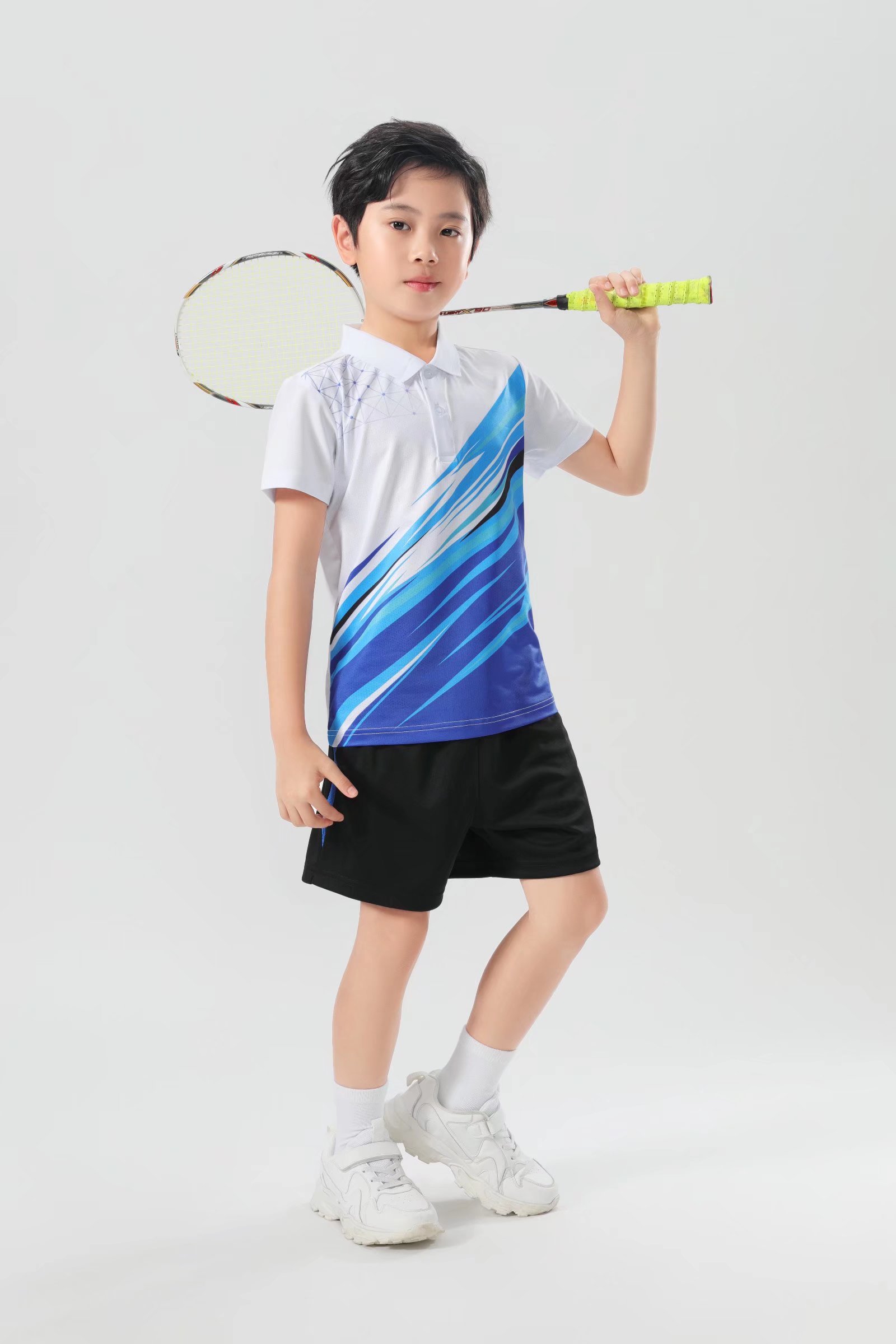 运动服排球羽毛球男女儿童短袖速干新款乒乓球网球服六一儿童班服