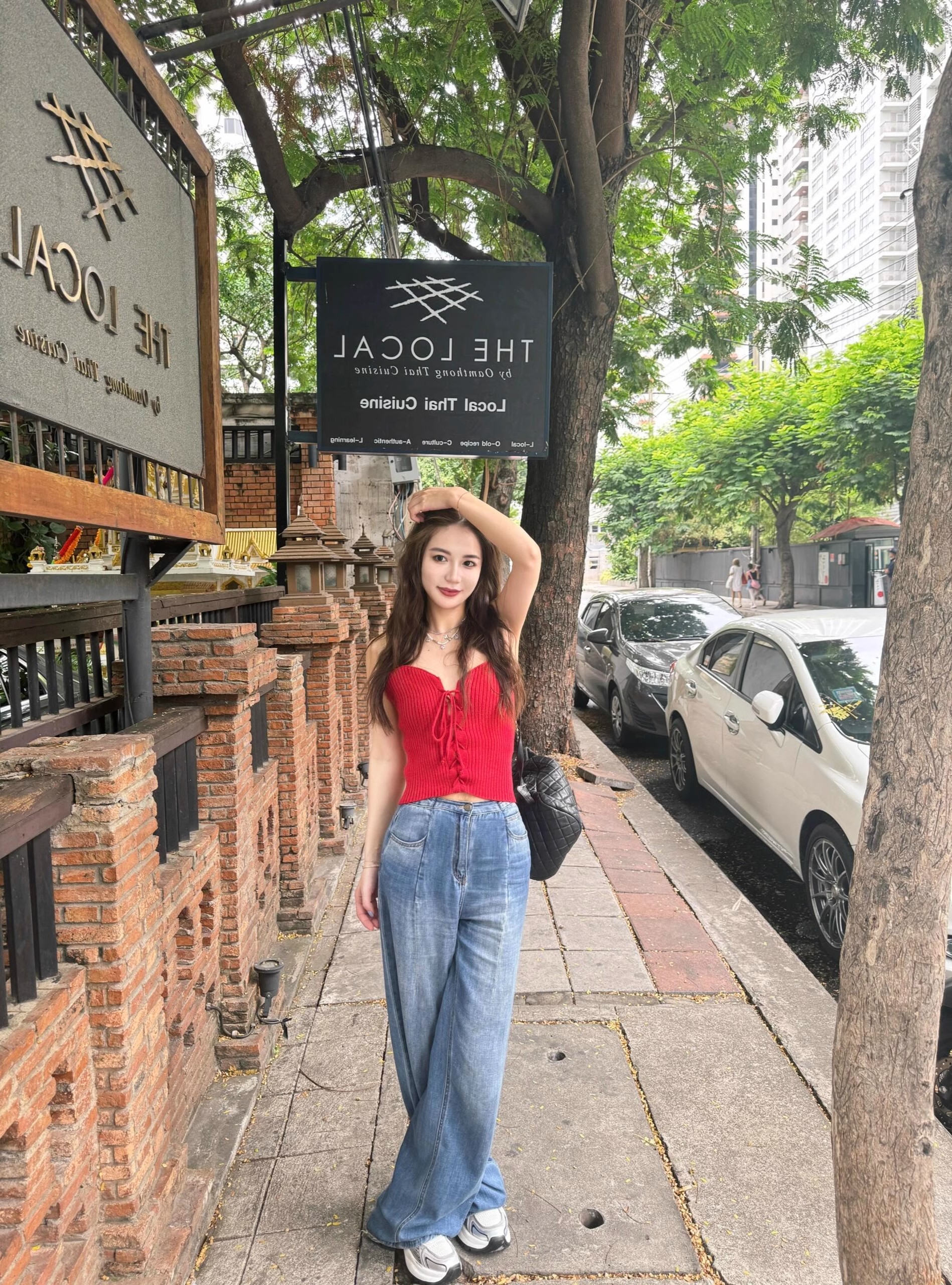 DUODUO 2024 new hot girl red knitted tube top for women early spring outer wear sexy short top