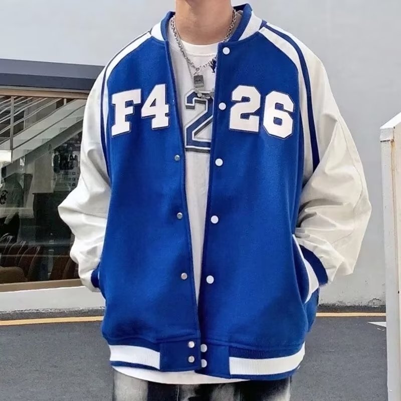 TF5* Baseball Uniform Jacket Women's Autumn and Winter New Korean Style Loose Versatile Casual Student Top Jacket National Trend