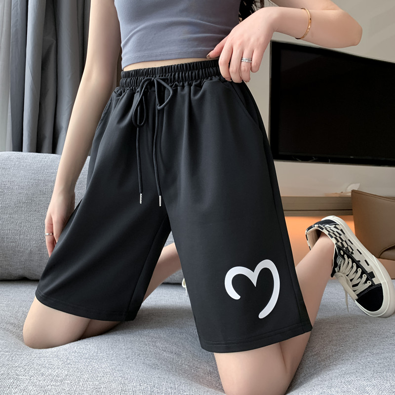 Real price, real shot 3088 # pure cotton, Tiktok quality, sports shorts, women's summer thin casual wide leg pants