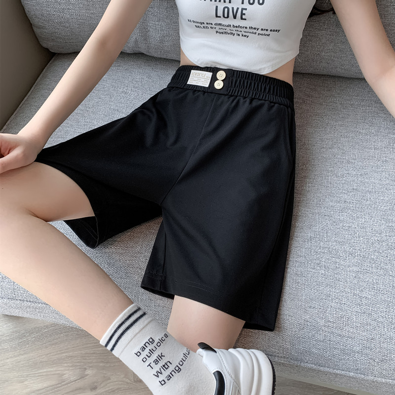 Real price, real shot 3086# pure cotton Huamian, Douyin quality, sports shorts women's summer thin casual wide-leg pants