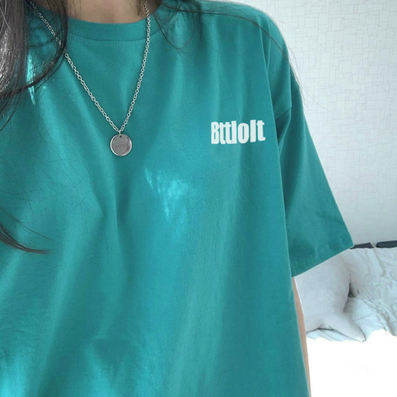 Harajuku style short sleeve t-shirt female summer loose Korean fashion students versatile half sleeve Hong Kong Style thin T-shirt
