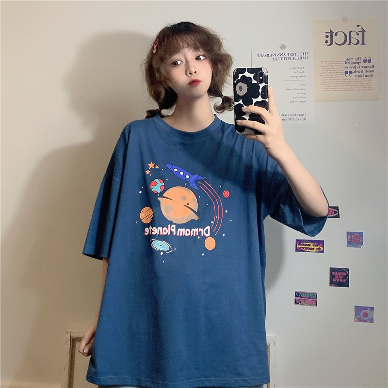 New summer Japanese Short Sleeve T-shirt for women