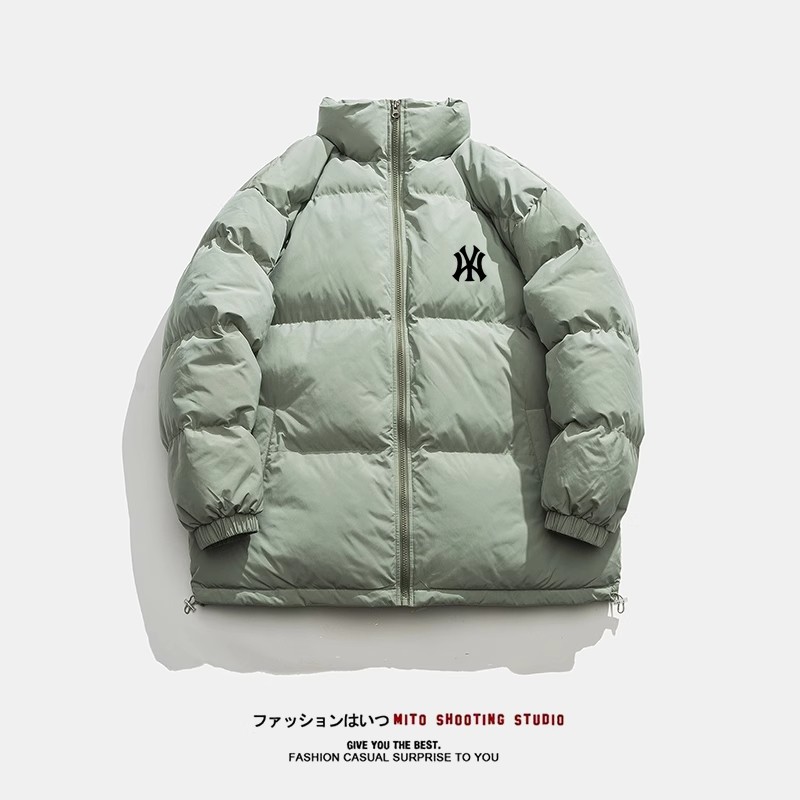 [Tmall/Quality] Heavy cotton clothing/hand-stuffed cotton national trend star letter printed cotton clothing women's down jacket