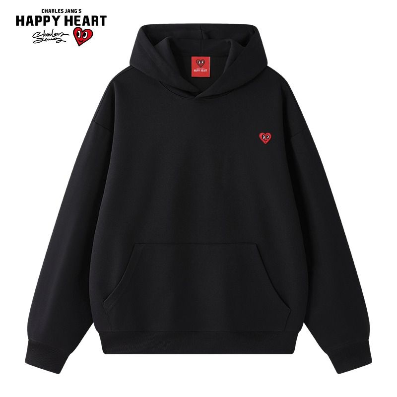 [Tmall/Quality/Thin Style] Heavy Chinese Cotton/Silver Fox Velvet Double-layer Hat Love Letter Printed Sweatshirt