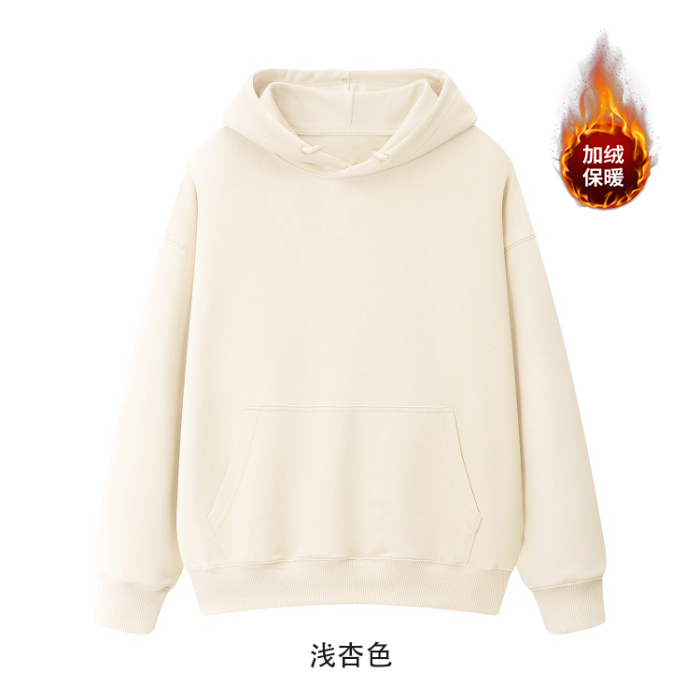 Full matt imitation cotton Chinese cotton composite silver fox velvet 420g off-shoulder double hood sweatshirt men and women zipper jacket