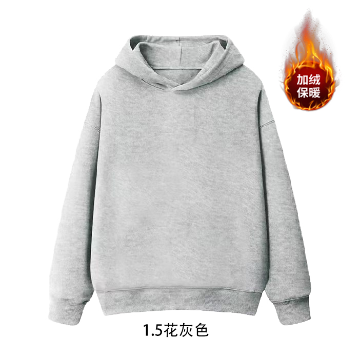 No pockets, no hood rope, 100% cotton surface, Chinese cotton food wool composite silver fox velvet 420g back pack collar light version sweatshirt for women