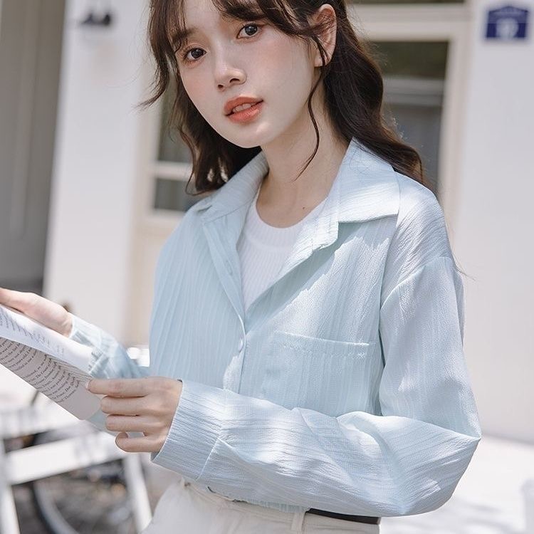 Sun protection shirt women's new summer design niche mid-length thin cardigan jacket long-sleeved Korean style gentle top