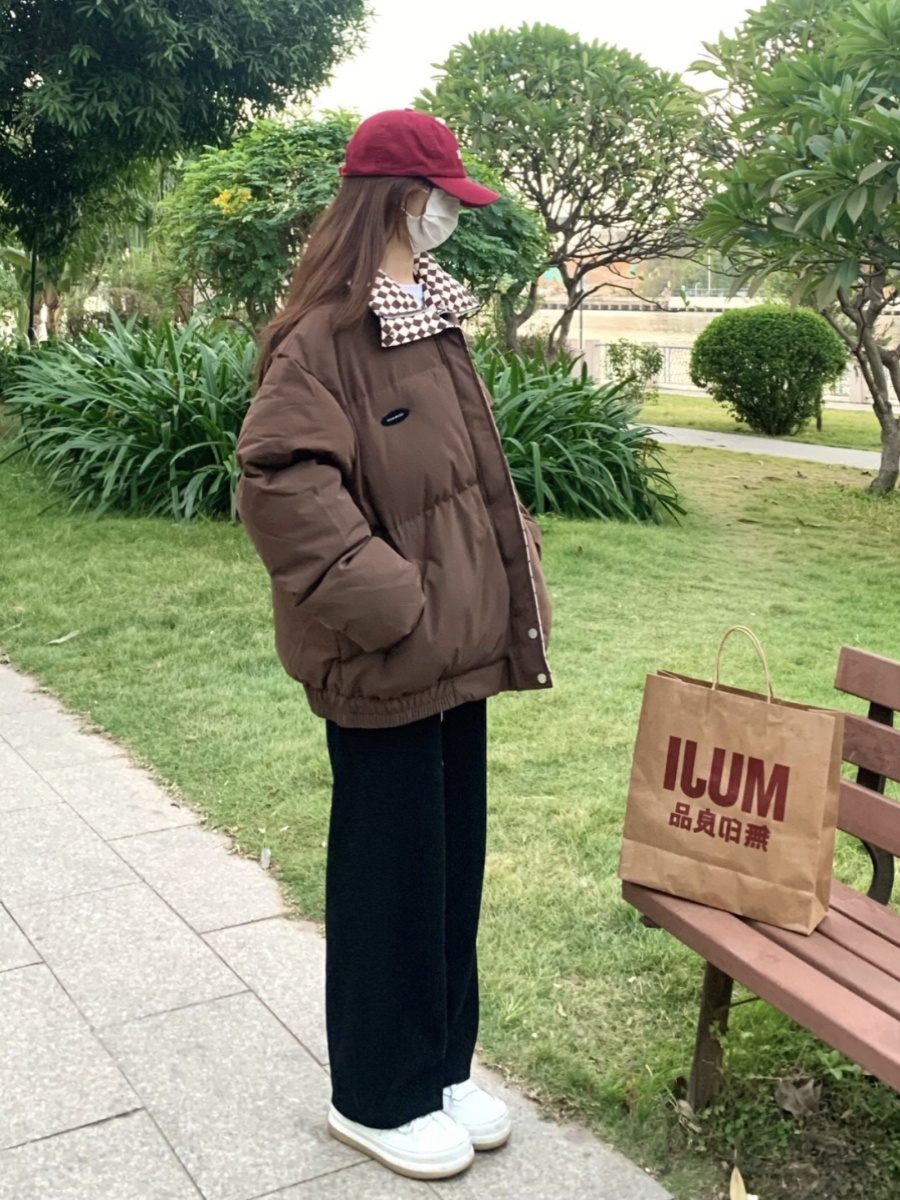 微胖女生冬季穿搭学生图片