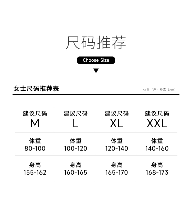 mlxl2xl3xl尺码对照表图片