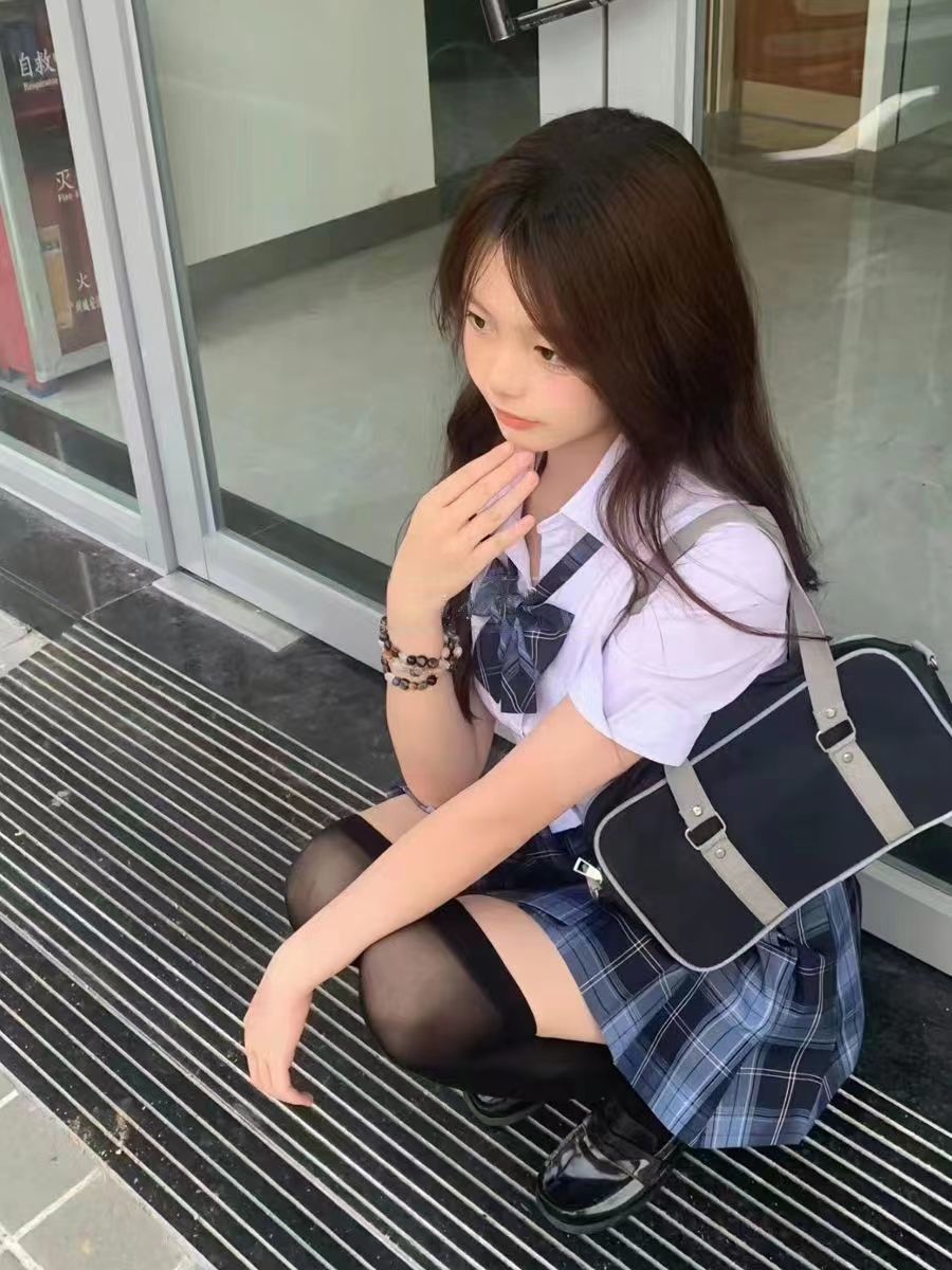 *jk短袖衬衫夏季学院风设计甜美宽松新款显身材性感辣妹衬衣女 17