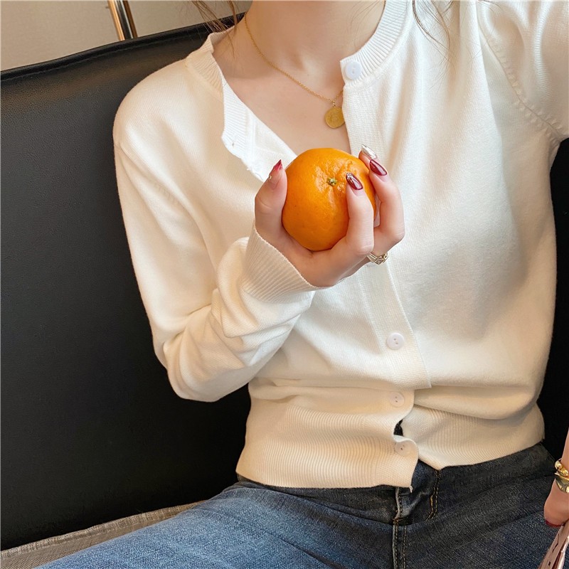 Regular size Tmall quality # loose early autumn outer wear knitted cardigan jacket for women