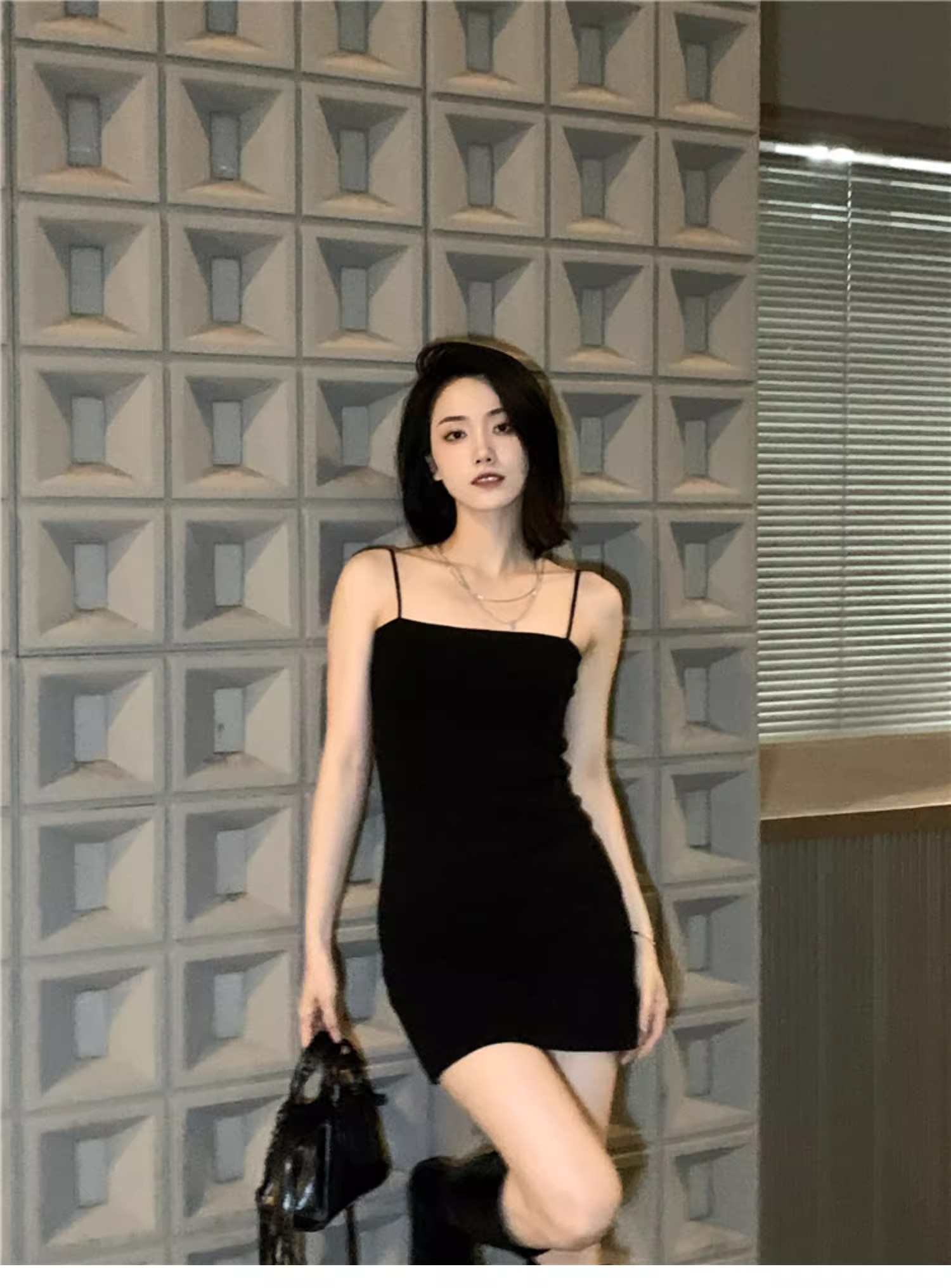 Suspender dress 2024 new style women's spring and summer slim inner bottoming short sexy nightclub hip skirt