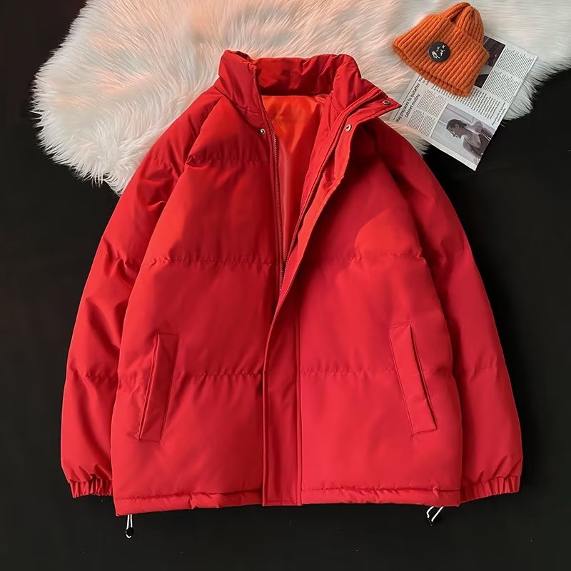 Real shot of cotton-padded down jacket for women, Korean style small cotton-padded jacket,  new short student bread coat, winter coat