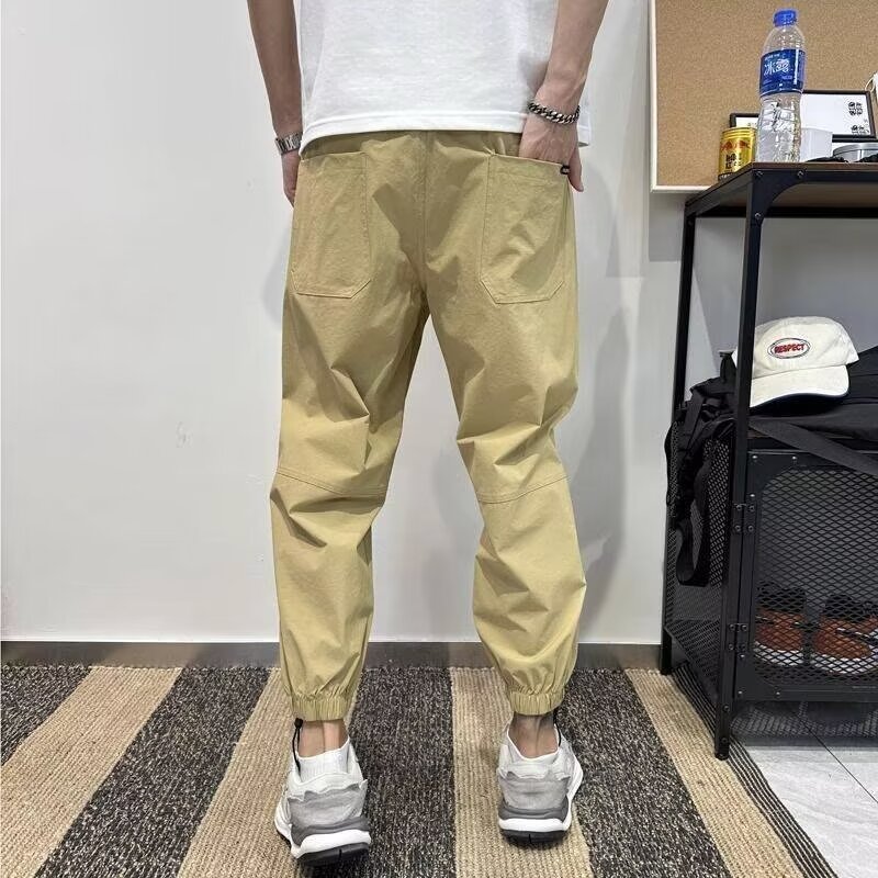 Can be returned and exchanged in two batches, versatile casual pants for men, loose straight casual pants, 2024 trendy men's leggings pants