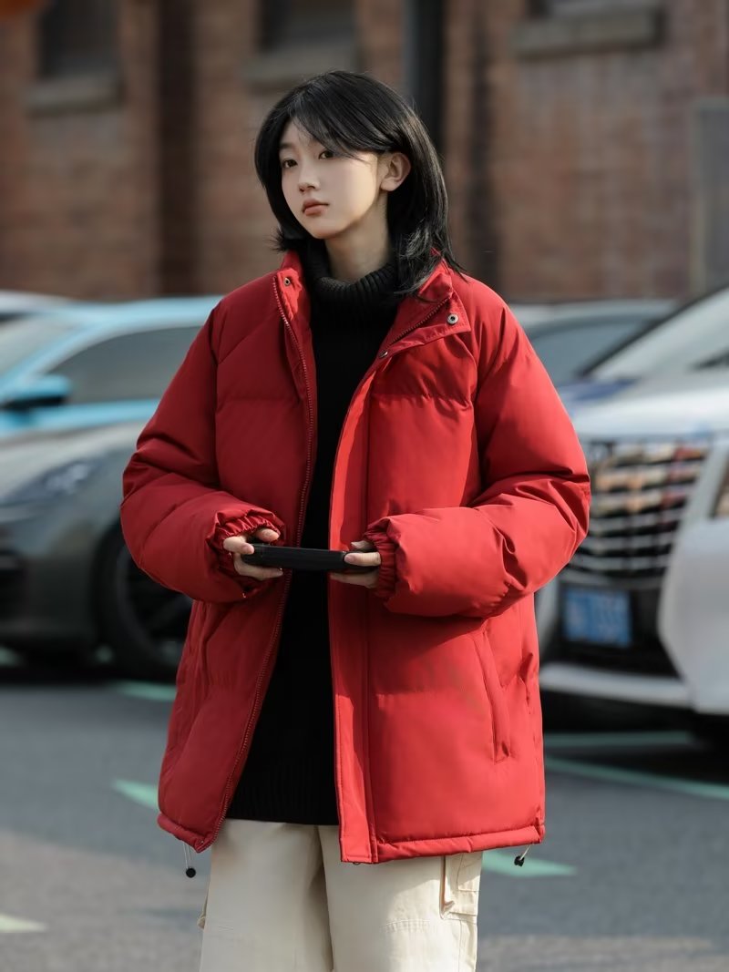  down cotton coat for women winter short style small ins Korean style loose cotton coat Korean style bread coat cotton coat