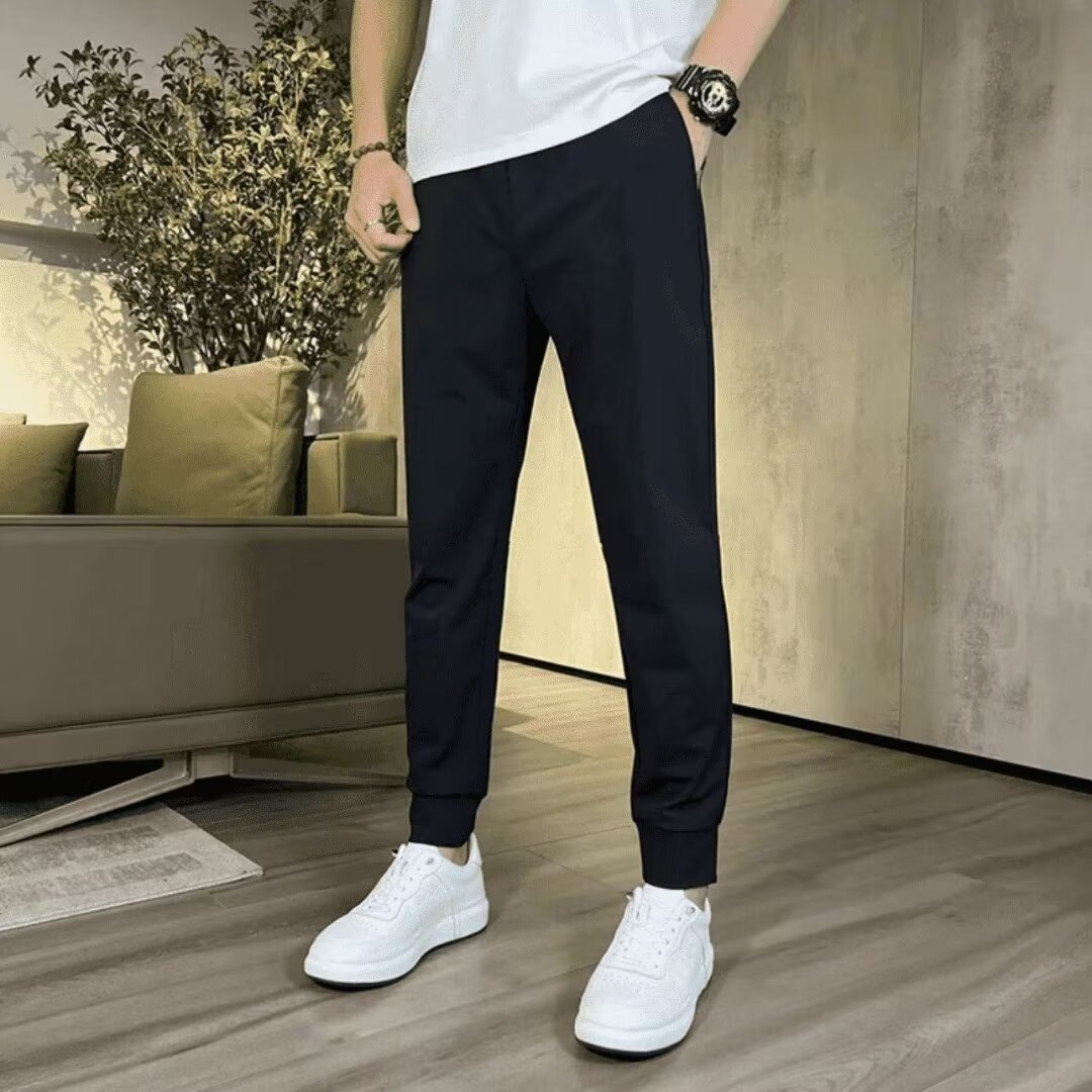 Can be returned and exchanged in two batches, versatile casual pants for men, loose straight casual pants, 2024 trendy men's leggings pants