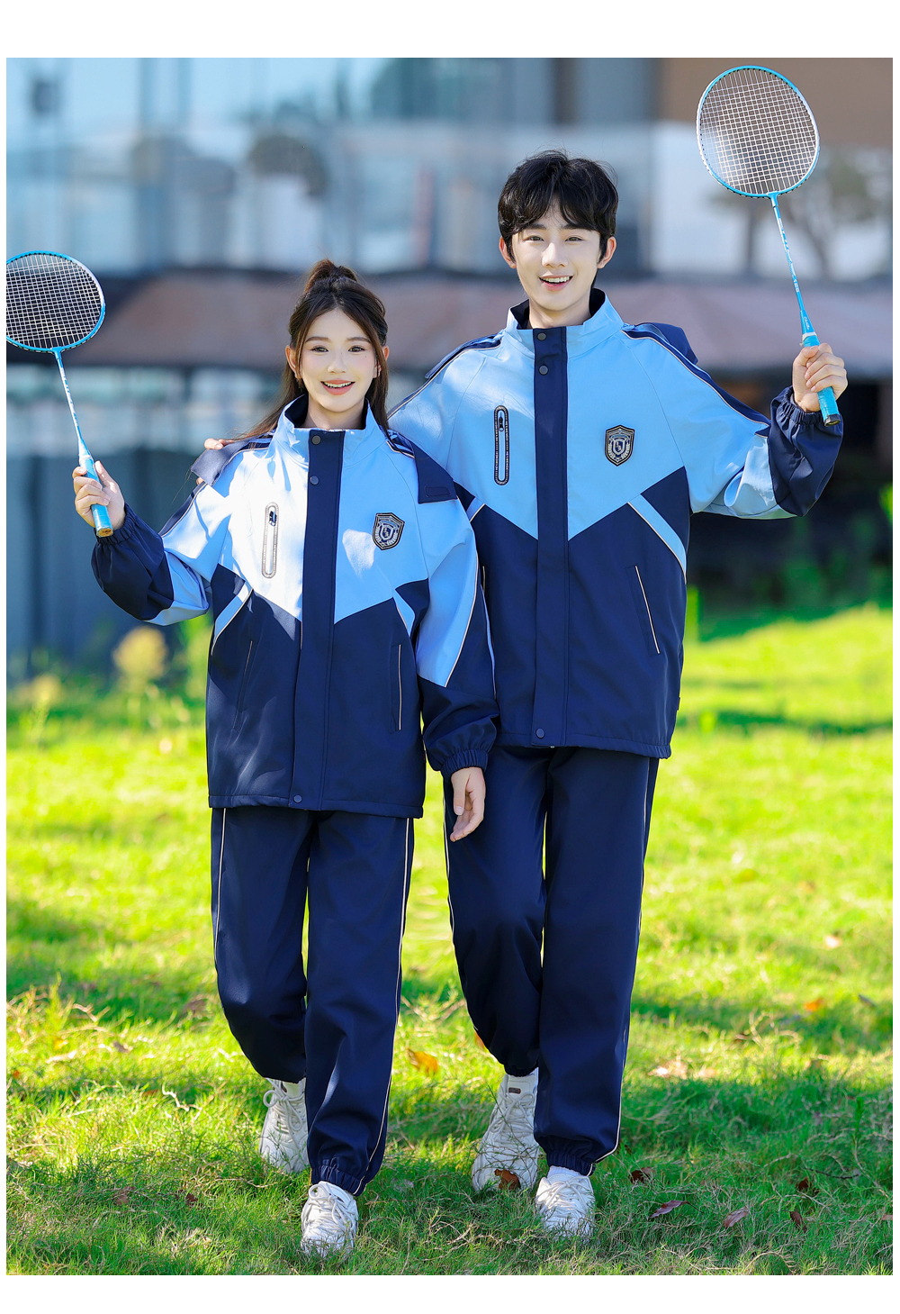 小学生初中生班服校服秋冬款冲锋衣套装三件套运动会