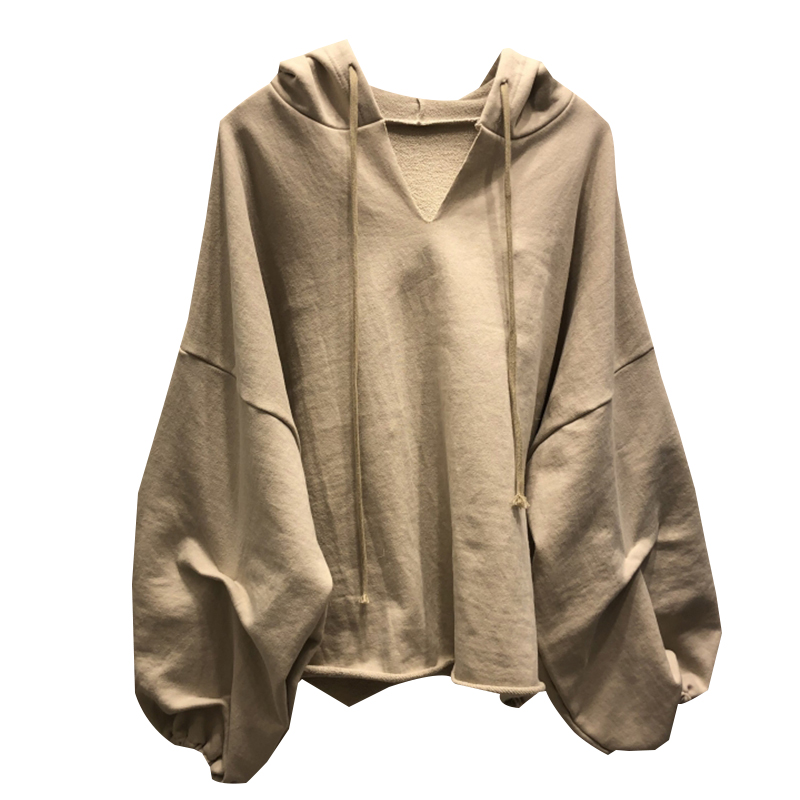 [Official Photo] 5559# thin sweatshirt  autumn new hooded women's 75% polyester fiber 25% cotton